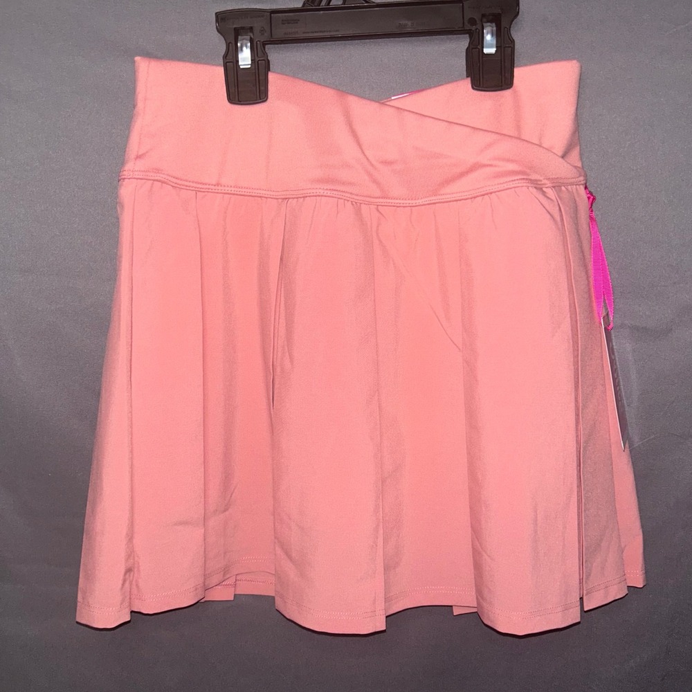 Justice Girls Nectar‎ Pink Pleated Skort with Built-In Shorts Size L 12/14 NEW